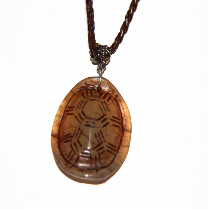 Колие от естествен камък 7th sense Т5 Turtle shell